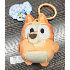 Disney Bluey Bingo Mini Plush Clip-On Toy 5" Kids Backpack Clip NWT